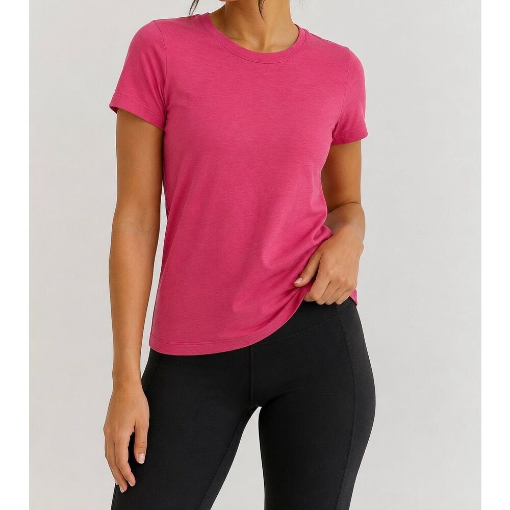 Lululemon Pink Athletic Tee Estimated Women’s Small Active Workout Top